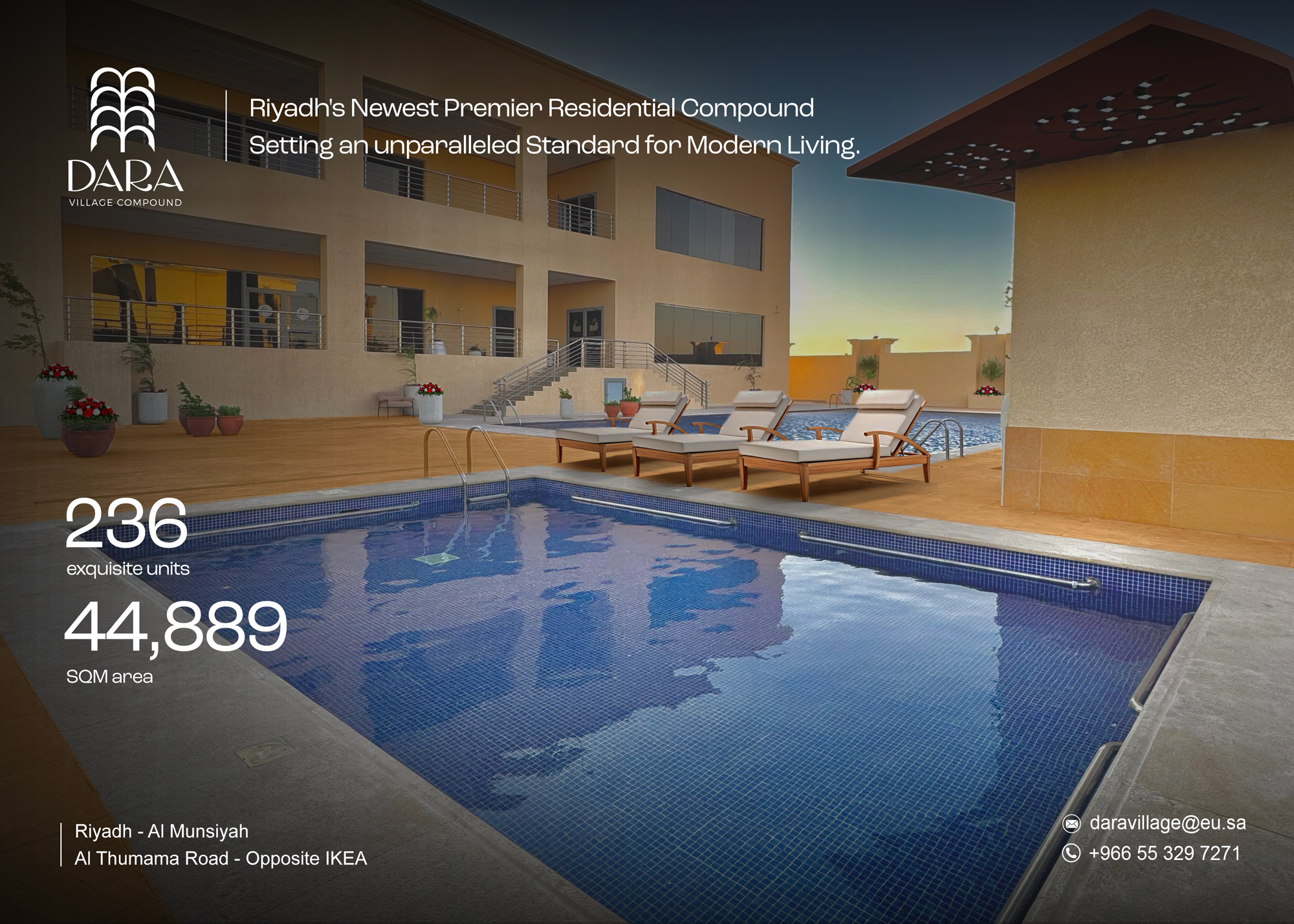 2-Bedroom Apartment at Dara Village Compound in King Khalid Airport Area, Riyadh
